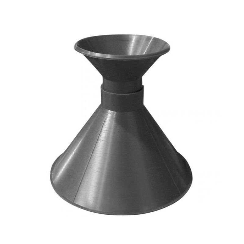 Car Windshield Outdoor Round Ice Scraper Snow Remover Tool Cone Shaped Funnel: Black