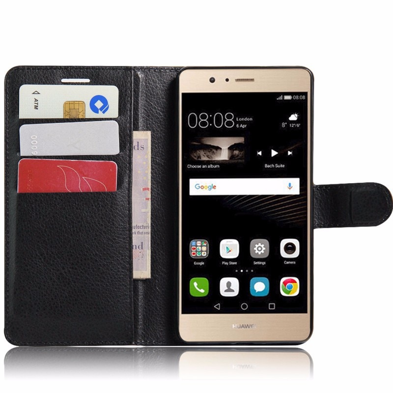 Funda con tapa para Huawei VNS-L21, funda trasera de cuero PU para teléfono Huawei P9 Lite VNS-L21 VNS-L22 VNS-L23