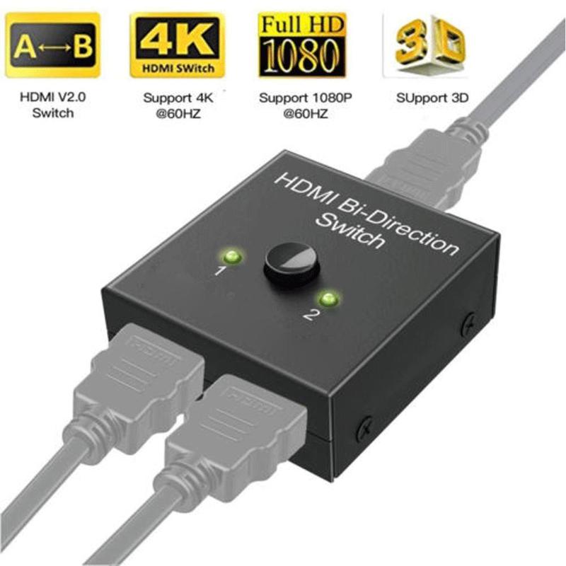 Hdmi High-Definition Twee-weg Splitter Tweeweg Splitter Switcher Hdmi J3J2