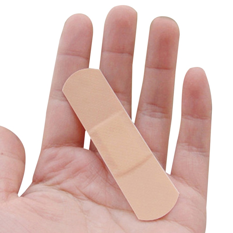 100 stks/zak Band-Aids Waterdicht Ademend Kussen Pleister Wond Hemostase Sticker Band Ehbo Bandage Medische
