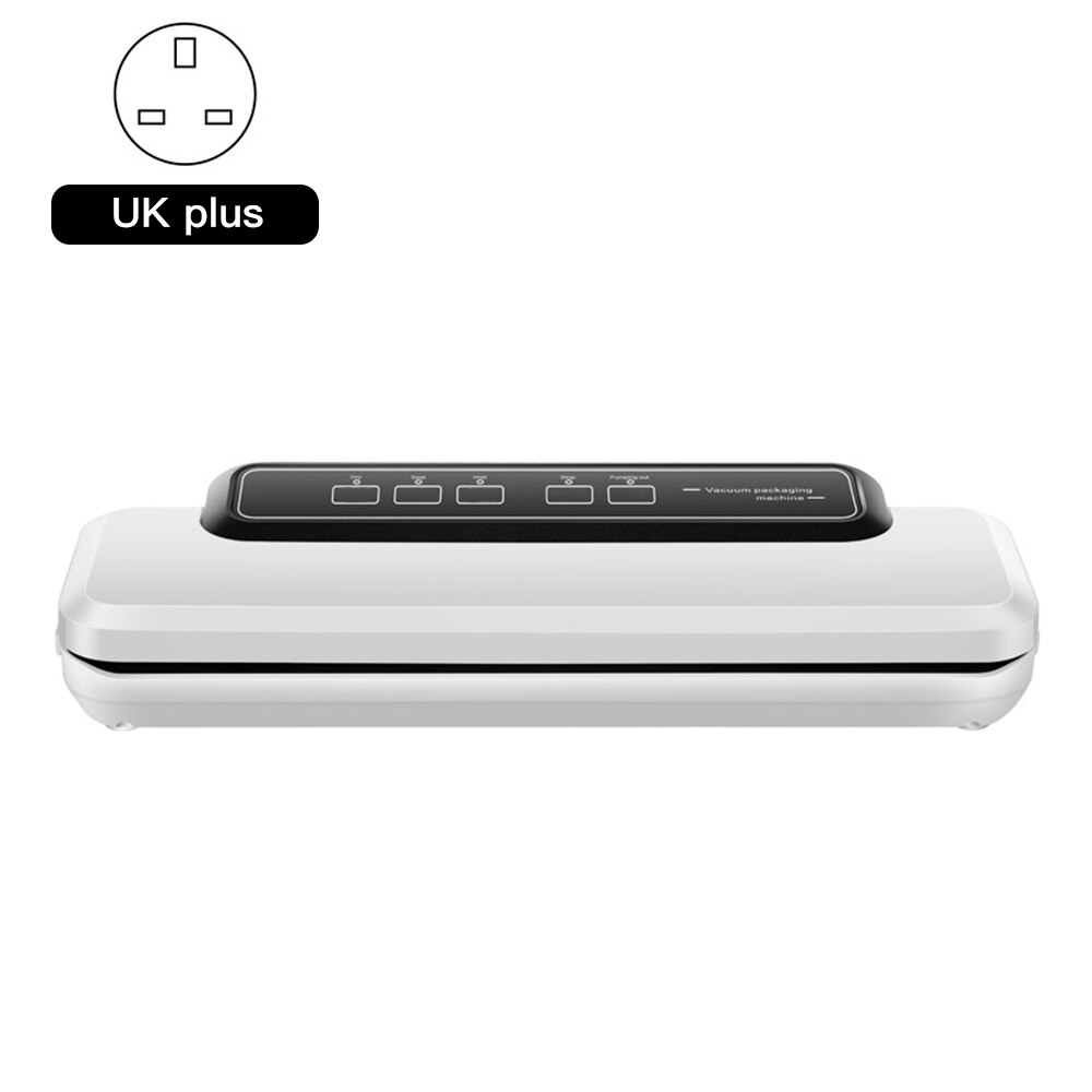 Vakuum Versiegelung Maschine Lebensmittel Schoner Elektrische Hause Vakuum Lebensmittel Versiegelung Für Küche Lebensmittel Sparen Bequemlichkeit: UK Standard