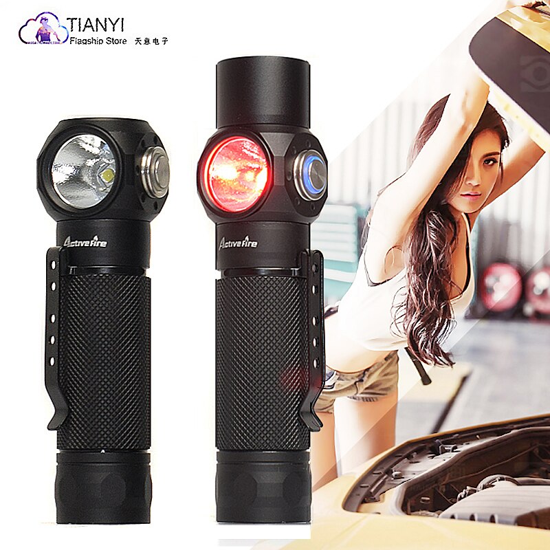 Krachtige draagbare led-zaklamp met verblindende verlichting in de hoek, oplaadbare staartmagneetverlichting van aluminiumlegering