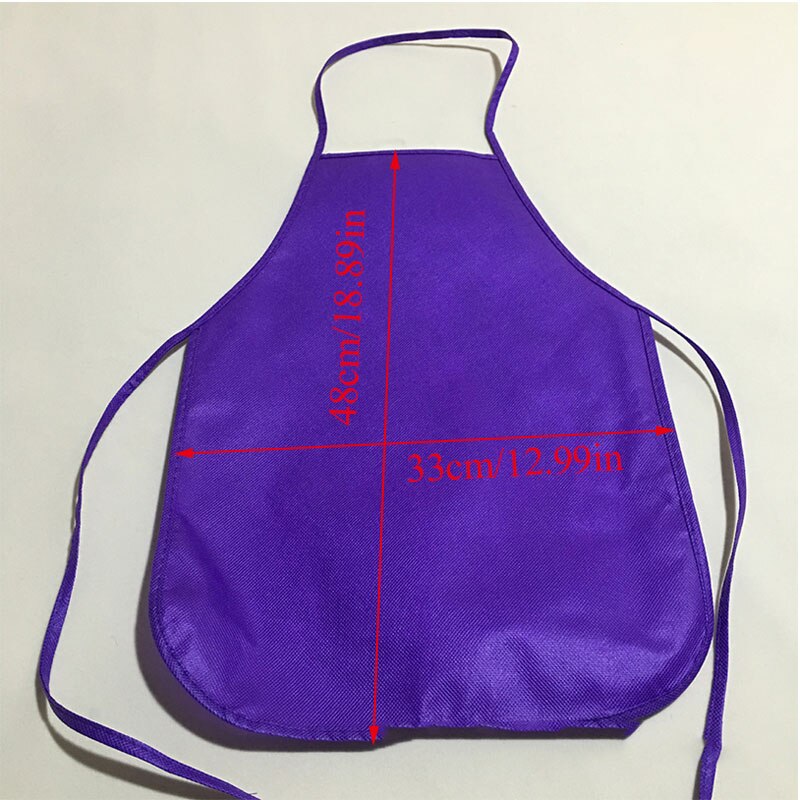 Unisex Colorful Children Aprons Waterproof Non-Woven Fabric Painting Kids Apron for Activities Art Painting Class Craft