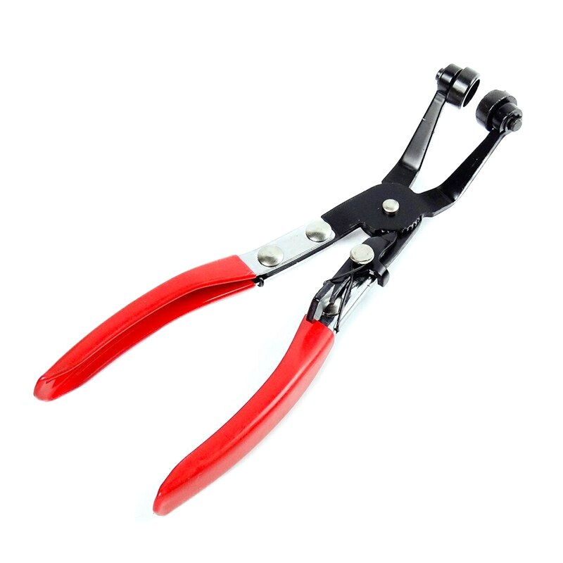 2 Pc Hose Clamp Pliers Tool Set Angle Swivel Jaw Locking Flat Band Coolant Clip