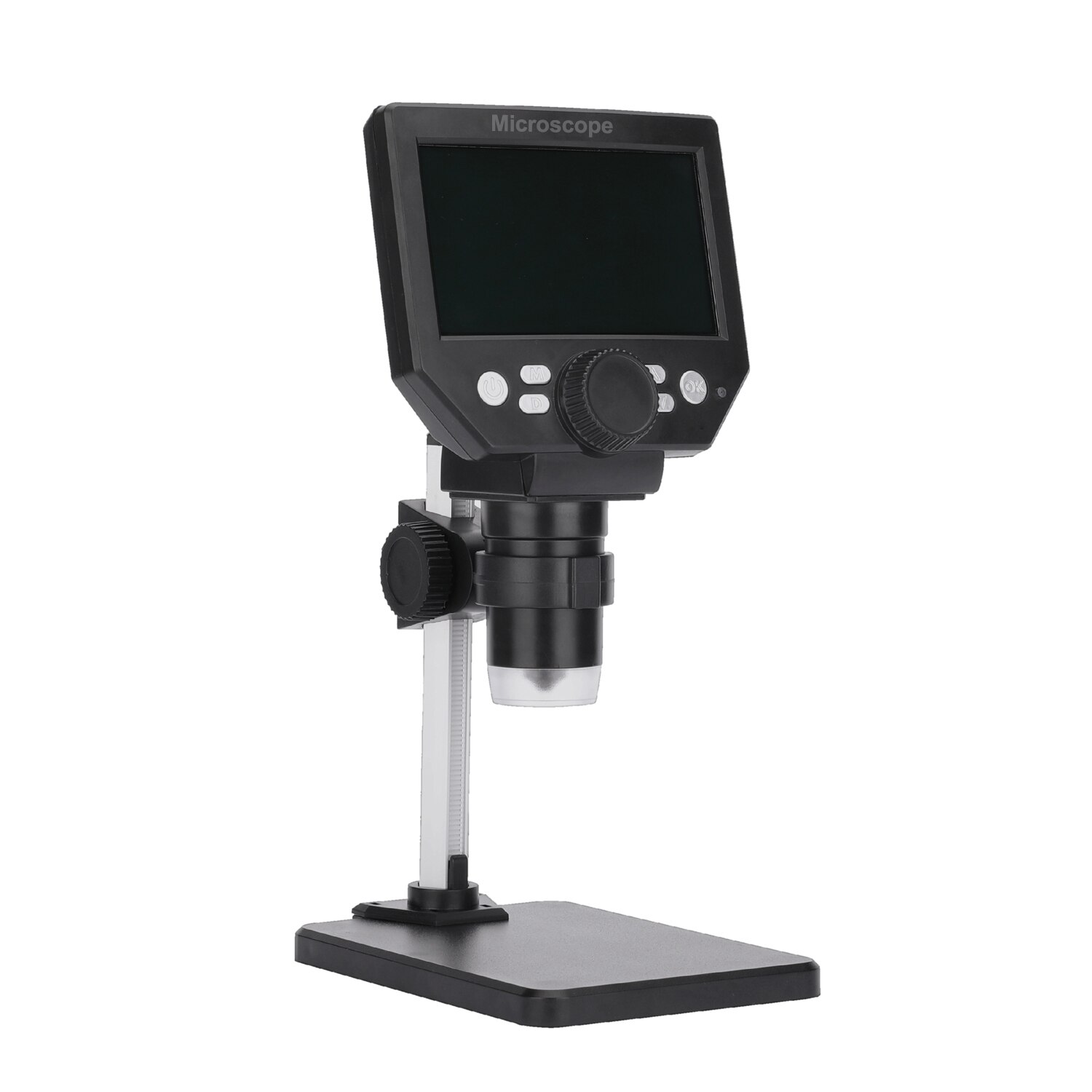 G1000 Digital Electron Microscope 4.3 Inch Large Base LCD Display 8MP 1-1000X Continuous Amplification Magnifier: Al and plastic stent