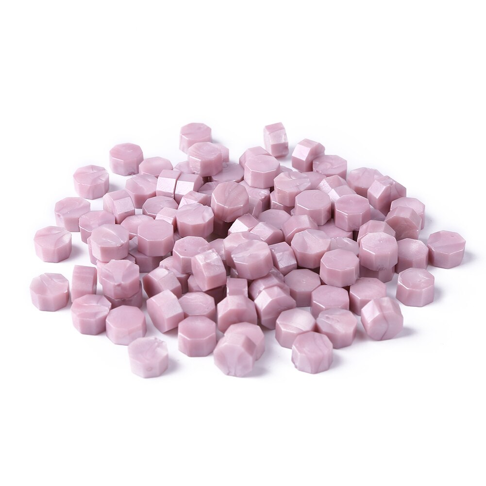 60/100 pièces Vintage cire à cacheter octogone Granule rétro perles pour lettres personnelles douane estampage accessoires décoratifs