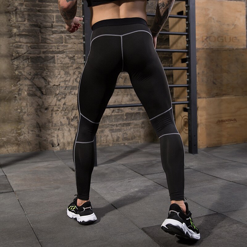 Herr Träningsbyxor - Bodybuilding Fitness - Polyester Elastisk Åtsittande