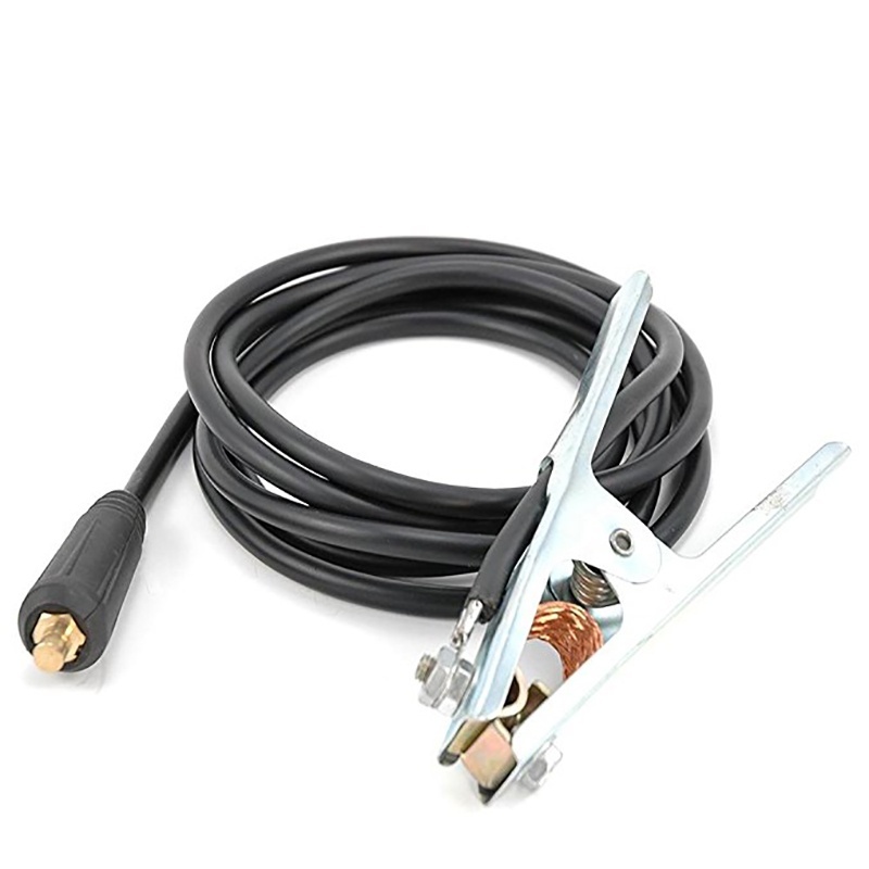 300Amp Arc Welding Ground Clamp Earth Ground Copper Grip Clip Clamp and Cable and 10-25mm 10feet