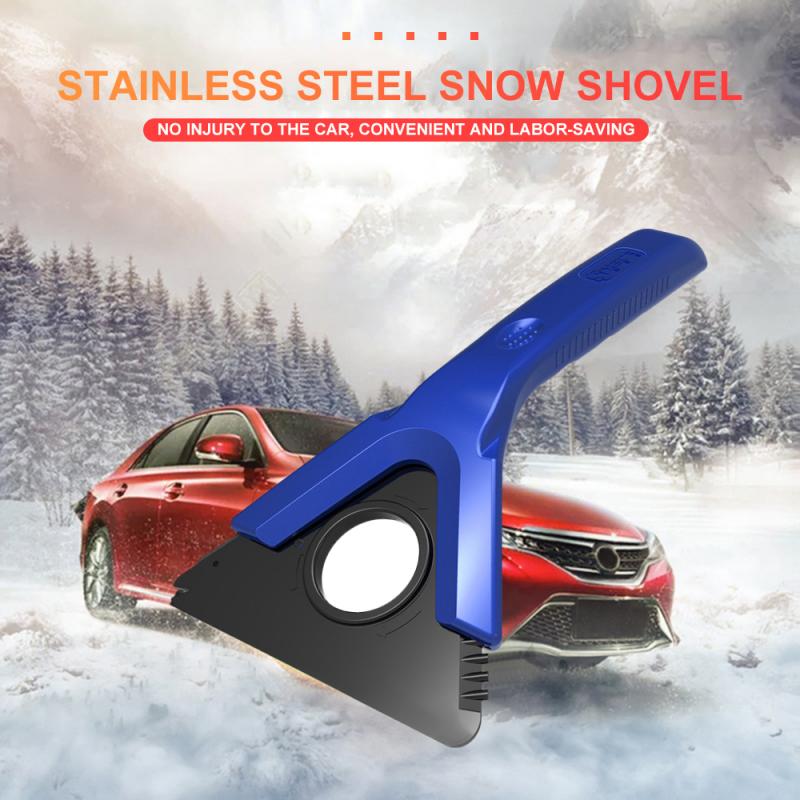 Multifunctionele Auto Sneeuw Remover Schop Multifunctionele Winter Voorruit Ice Sneeuw Schoon Ontdooien Ontijzelen Schop Wasstraat Accessoires