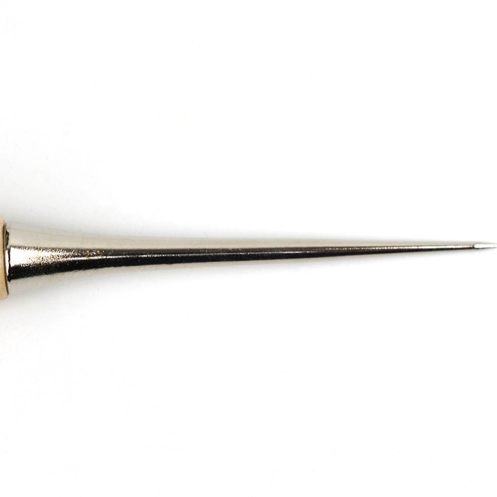 3Pcs Naaien Priem Ronde Gat Naaien Priem Houten Handvat Priem Voor Home Shop Dorm