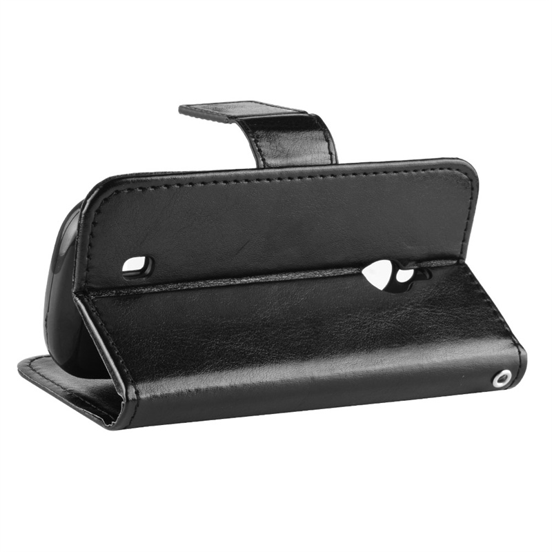 Luxe leren flip-wallet telefoonhoesje voor nokia 3310 3g 4g -1022 met standaardfunctie en draagkoord 3310