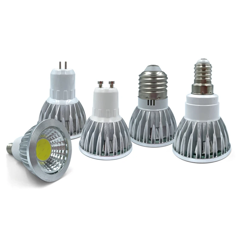 Super brilhante 9w 12 15 18 21 25 gu10 lâmpada led 110v 220v holofotes led branco quente/branco frio gu 10 cob lâmpada led lamparas led