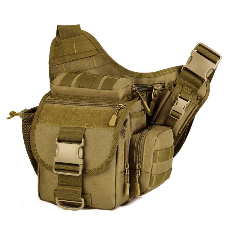 Dslr Camera Tas Leger Geneigd Schoudertas Mannelijke Handtas Toevallige Zadel Camouflage Schoudertassen Nylon Pack D548
