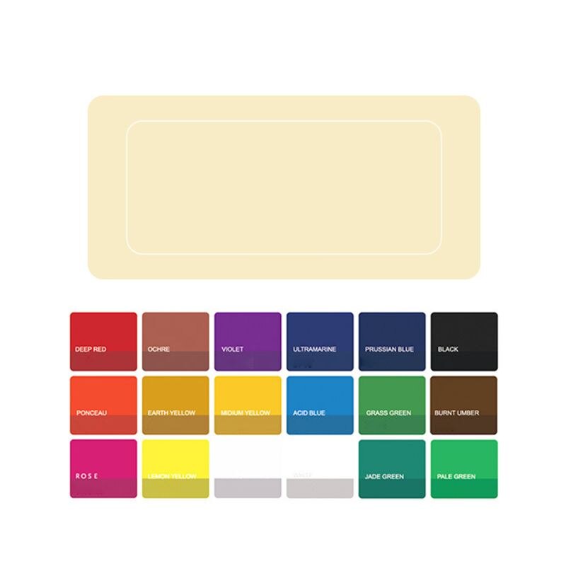 18/24 farver gouache maling sæt med palet 30ml akvarel til kunstnerstuderende giftfri: B
