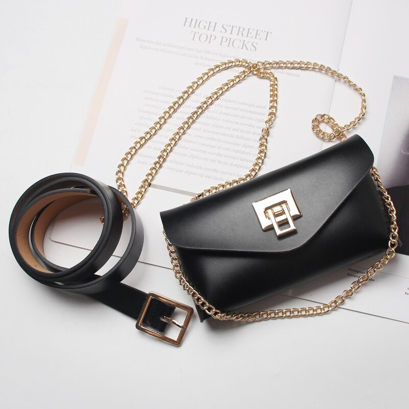 Wit Zwart Mini Telefoon Flap Bag Crossbody Messenger Bag Vrouwen Faux Leather Taille Riem Portemonnee Tas Mode Vrouwelijke Handtas Handtas
