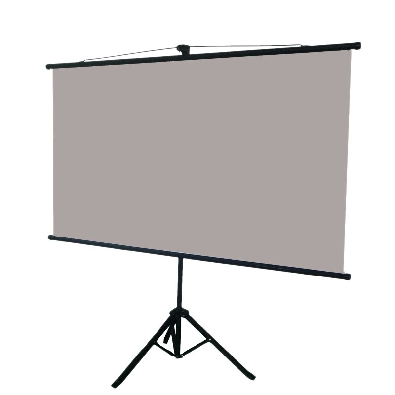 Projector Simple Curtain Anti-Light Screen 80 Inches Home Outdoor Office Portable 3D HD Projector Screen