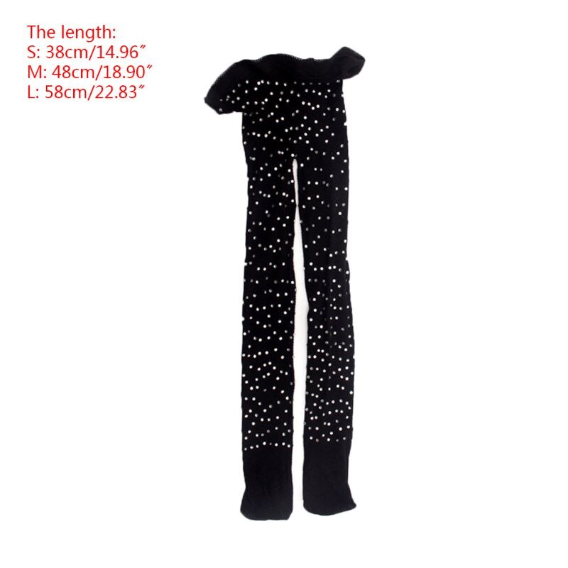 Enfants strass résille chaussettes filles bas chaussette collants minces