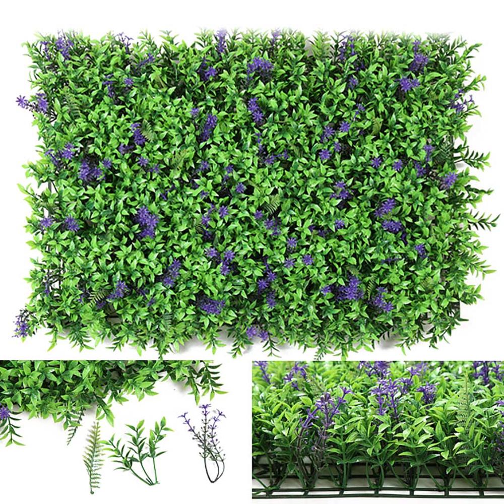 Faux plantes décor de cour mur de fleurs écrans et panneaux de confidentialité en plein air pour patio: 3