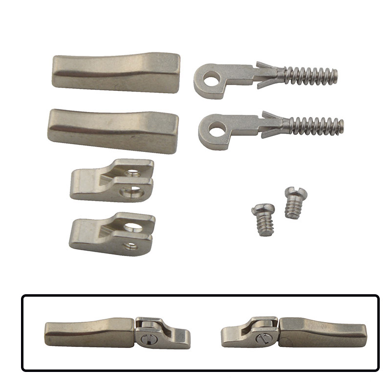 10sets 2,3mm Breite Brillen Federscharnier Mit Fall Gläser Einfach Installieren Flex Scharnier Gebrochene Feder Ersatzteil
