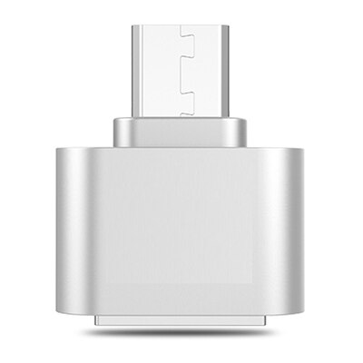 Usb 3.0 Type-C Otg Kabel Adapter Type C USB-C Otg Converter Voor Xiaomi Mi5 Mi6 Huawei Samsung Muis toetsenbord Usb Disk Flash: silver