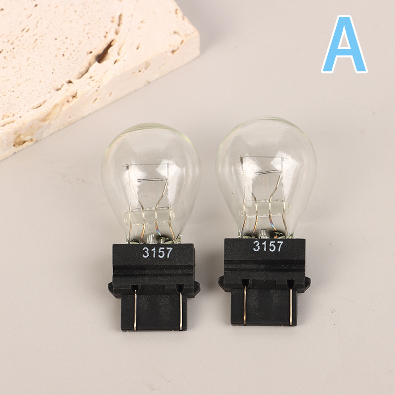 2 sztuk 3157 DC12V 21/5W żarówki samochodowe światła hamowania lampa halogenowa szkło kwarcowe włączony kierunkowskaz światła hamowania lampa cofania: Niebieski