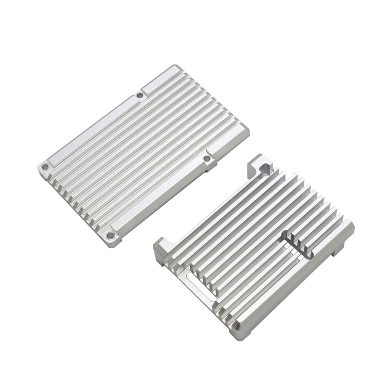 Voor Raspberry Pi 4 Model B Beschermende Armor Aluminium Case/Passieve Koeling Shell Metalen Behuizing Warmteafvoer Voor pi 4: Default Title