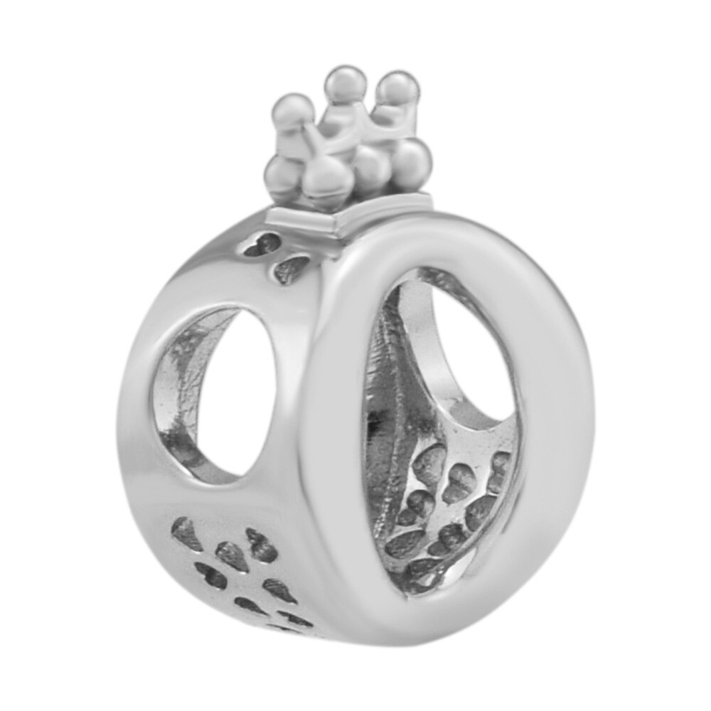 Echt 925 Sterling Zilveren Kroon O Charms Big Hole Kralen Past Europese Originele Armbanden Kraal Voor Sieraden Maken Kralen