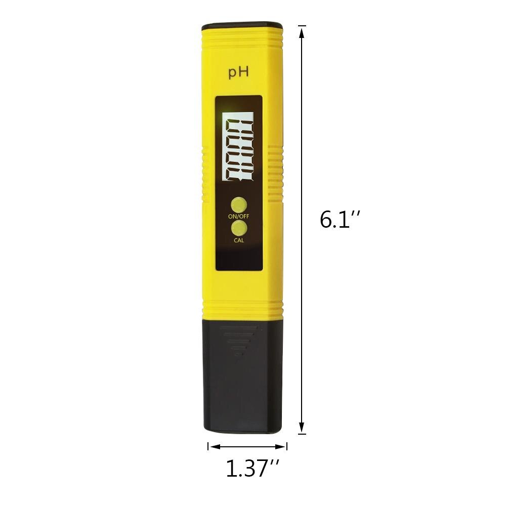 Digital PH Meter Acidity Tester Accuracy 0.01 PH Tester Aquarium Pool Water Measure Wine Urine Automatic Calibration