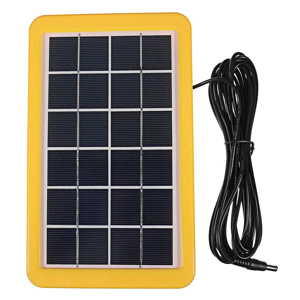 3w solcellepanel nødlyssett, solenergi generator 4 hoder usb ladekabel med 2 ledet lyspærer til utendørs camping