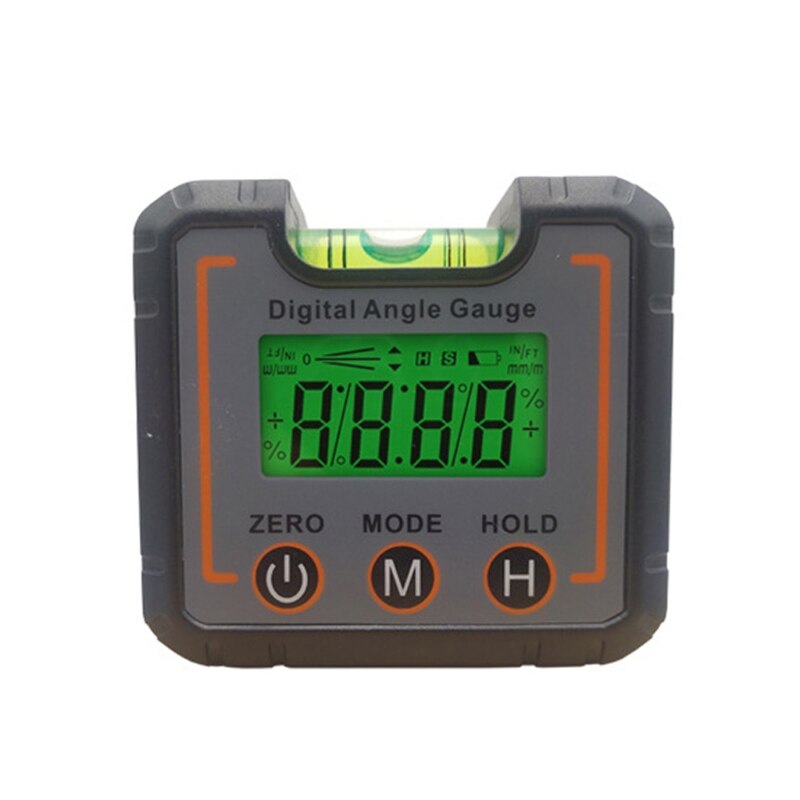 Digital Protractor Angle Gauge Finder Bevel Box Level Bubble Vial 360 Degree