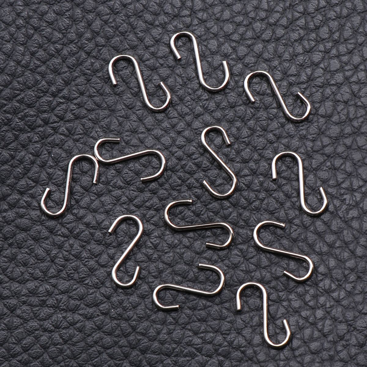 100 stk diy mini s-formede kroge robuste s-formede kroge rustfrit stål s-formede bøjler metal mini s-formede ophæng