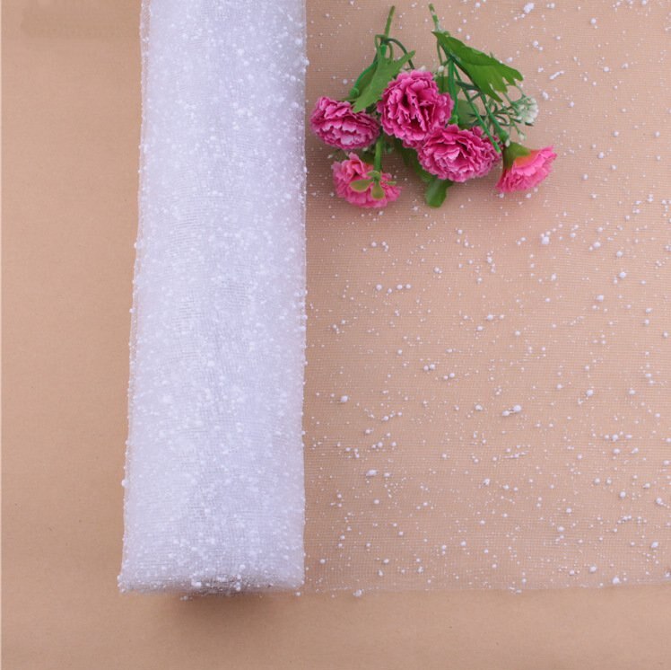 50*50cm sneprikker blomsterindpakning skum mesh blomsterpakning mesh materiale  ,1 y 48562