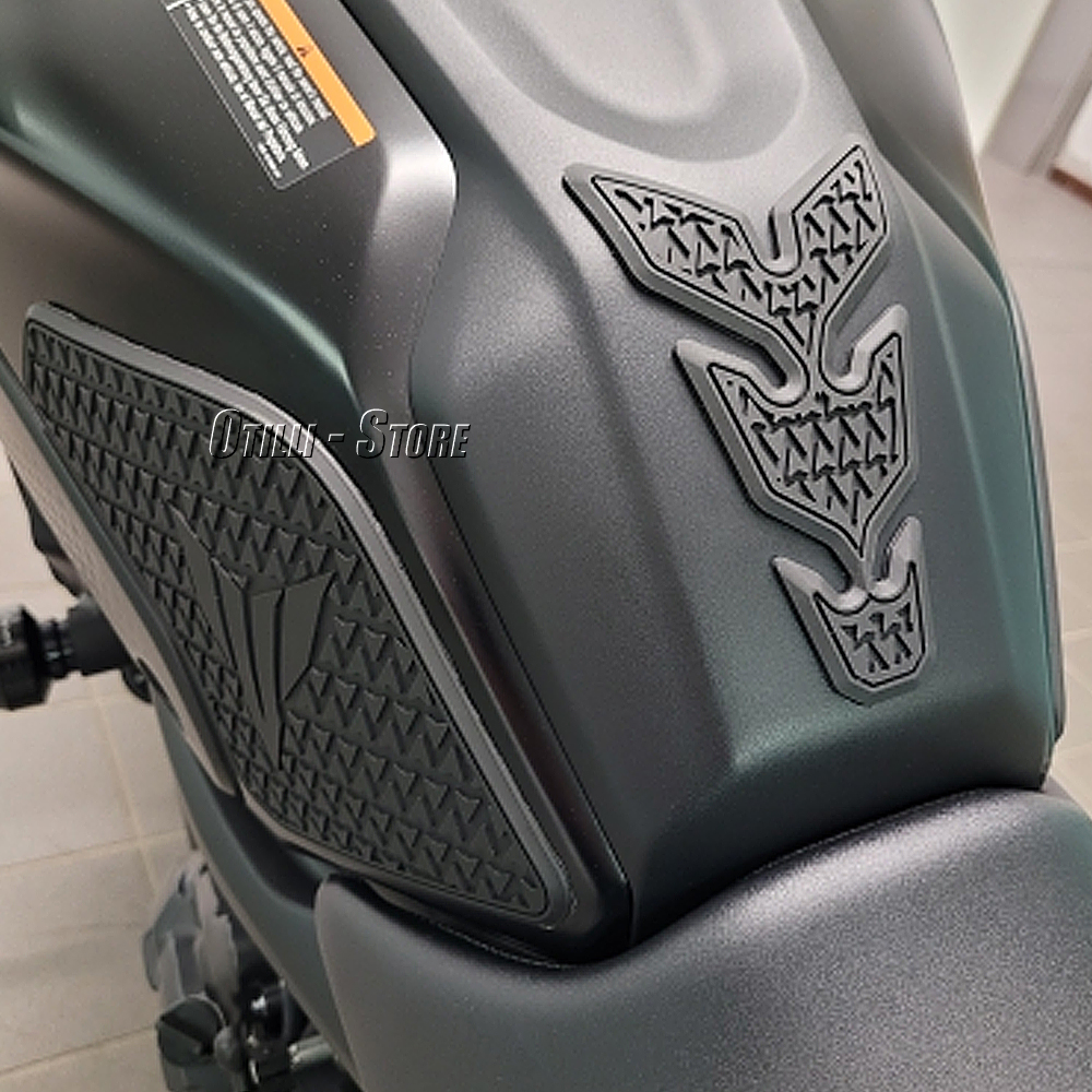 Nieuw Voor Yamaha MT 07 MT 07 MT-07 2022 2023 Side Brandstoftank pad Protector Stickers Decal Gas knie Grip Tractie Pad Tankpad
