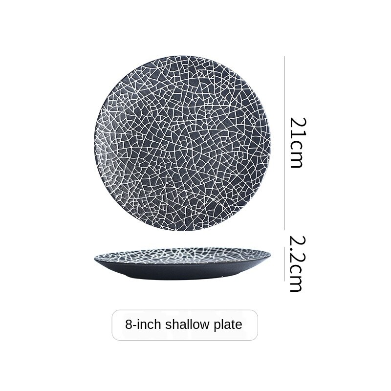 Europese Relief Stijl Diner Platen Eetkamer Plaat Portie Schotel Ronde Plaat Cake Lade Westerse Steak Ronde Lade Keuken Plaat ZH632: color5