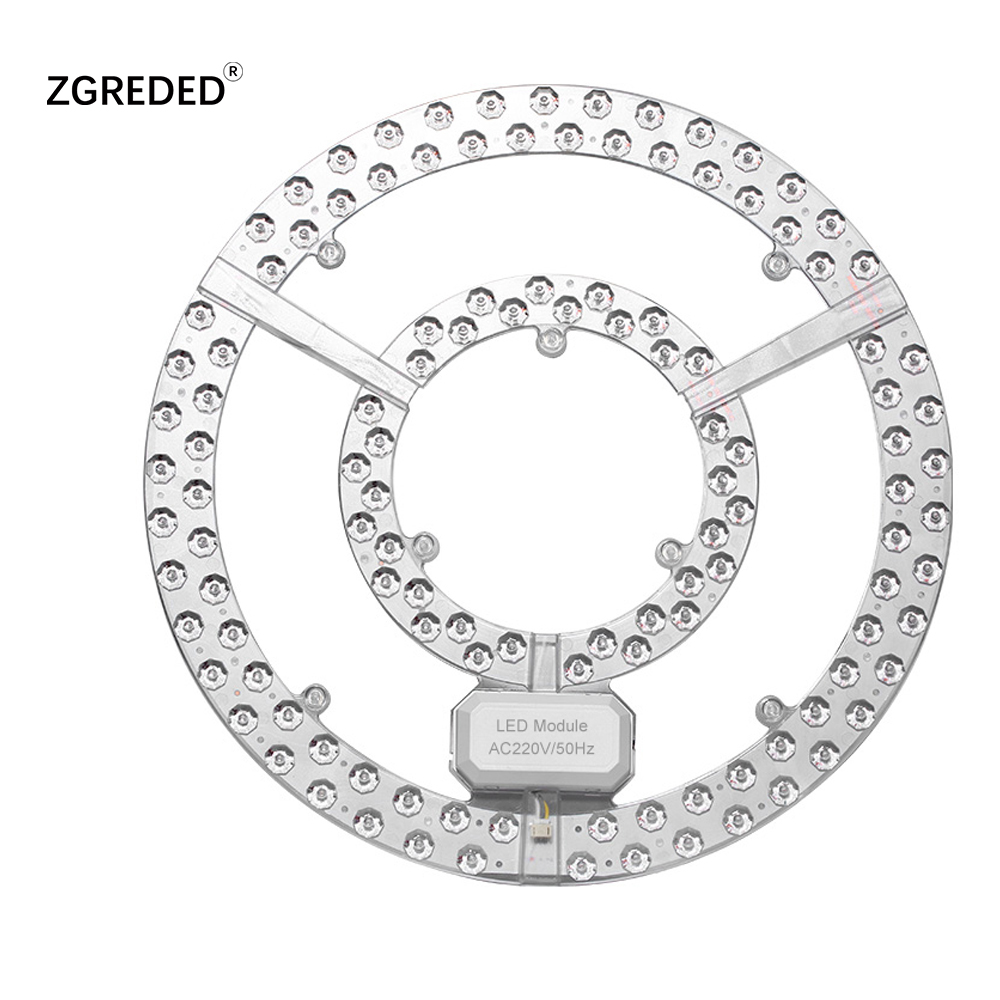 Led-panellampe taklampe led-panel dimbar 24 w 36 w 48 w 96 w 120 w 220v led-panel rund modul