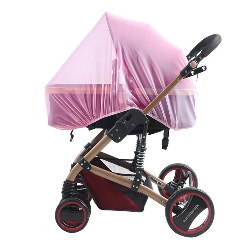 Safe Mesh Buggy Crib Netting Cart Mosquito Net Infants Baby Stroller Pushchair Mosquito Insect Net Pushchair Full Cover Net