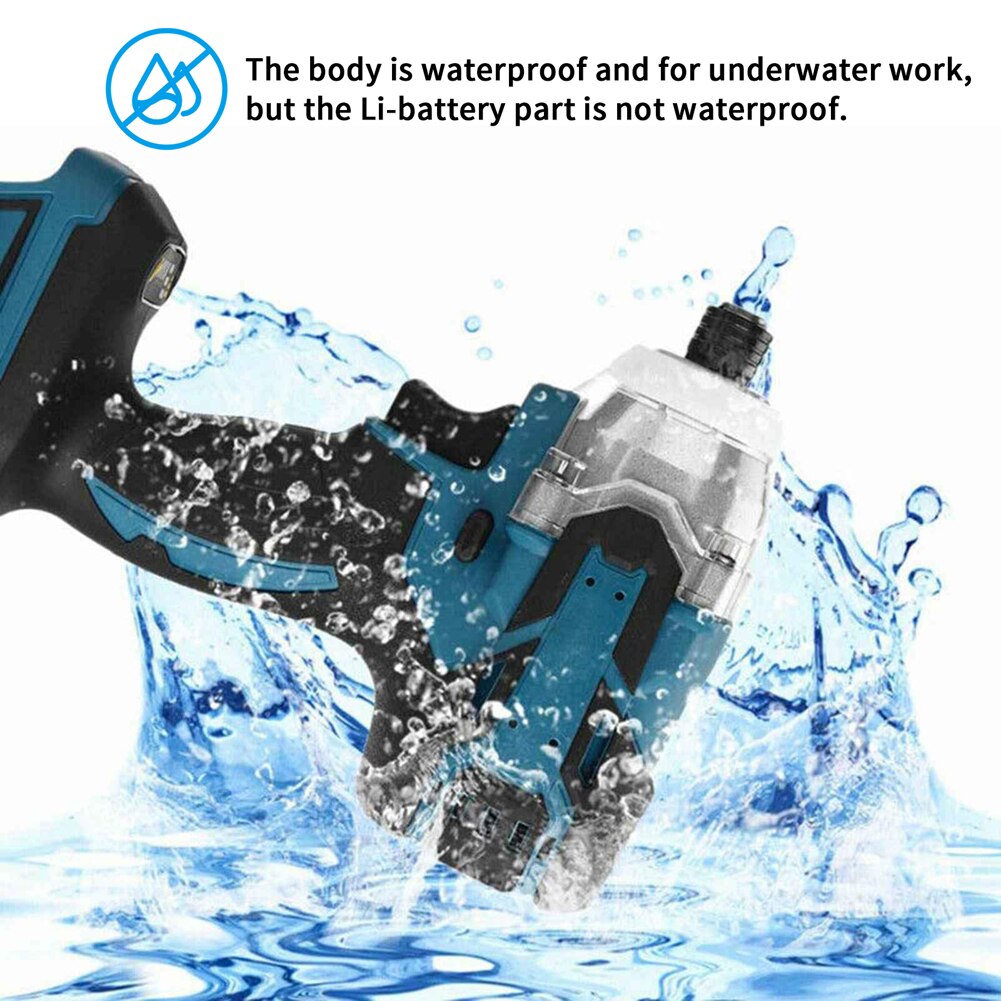 Borstelloze Elektrische Slagmoersleutel Oplaadbare 1/2 Inch Wrench Power Toolsrattle Moer Elektrische Hoge Koppel Voor Makita 18V Batterij