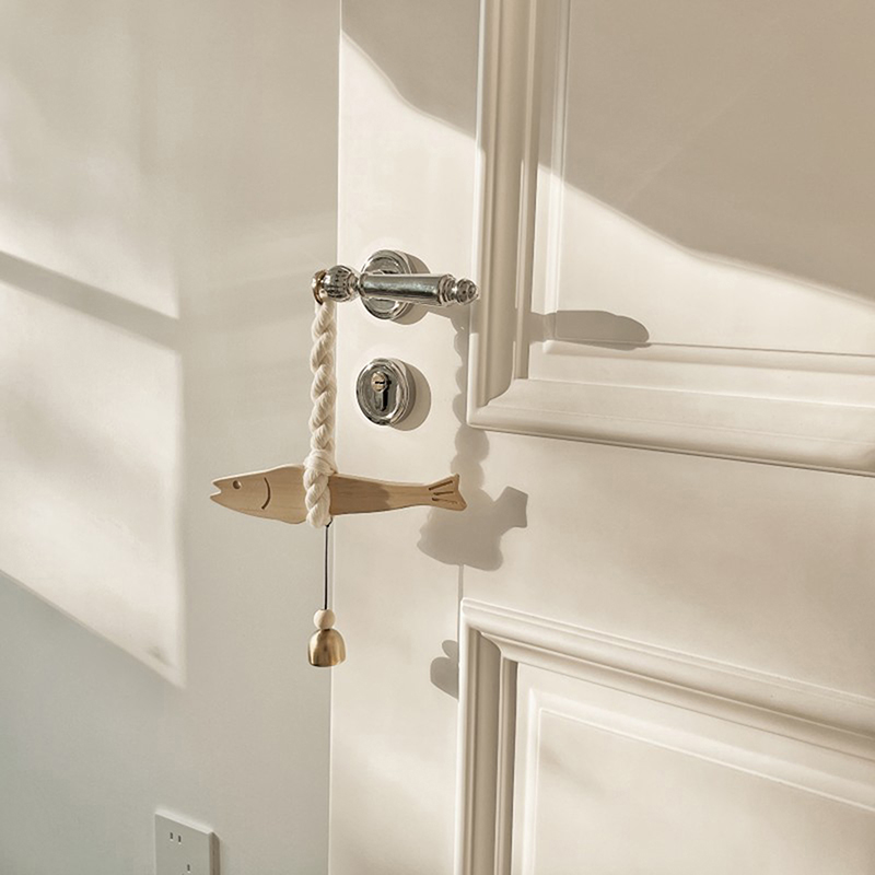 Vis Auto Ornament Pollack Muur Kunst Ophangbare Houten Deur Hanger Deurbel Ophangbaar Voor Muur Deur Muur Kunst Deur Decoratie