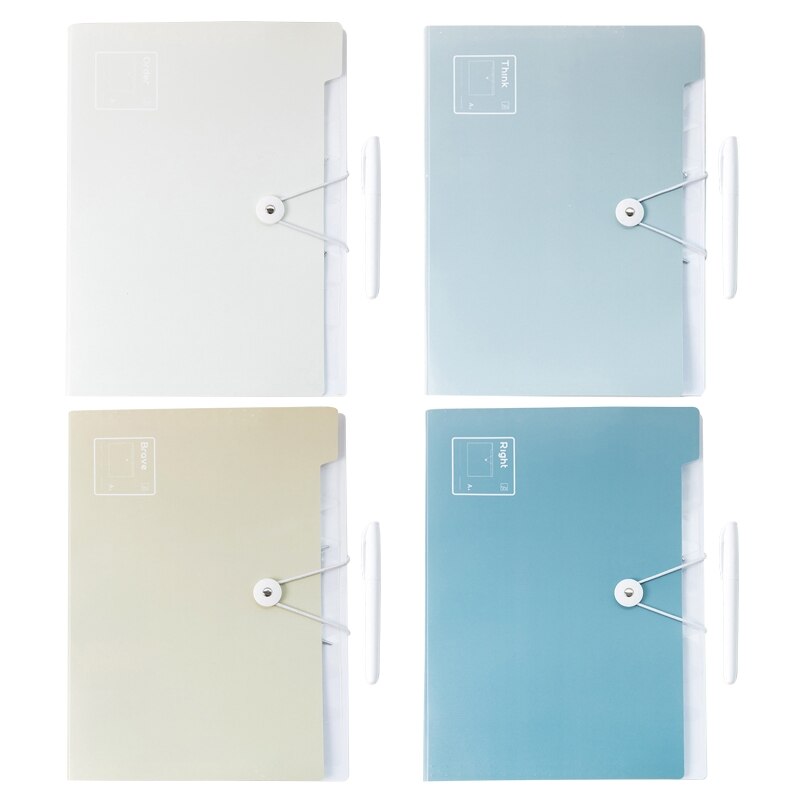 Accordion File Folder 8 Pocket Expanding Document Folder A4 Size for Home School 85DD