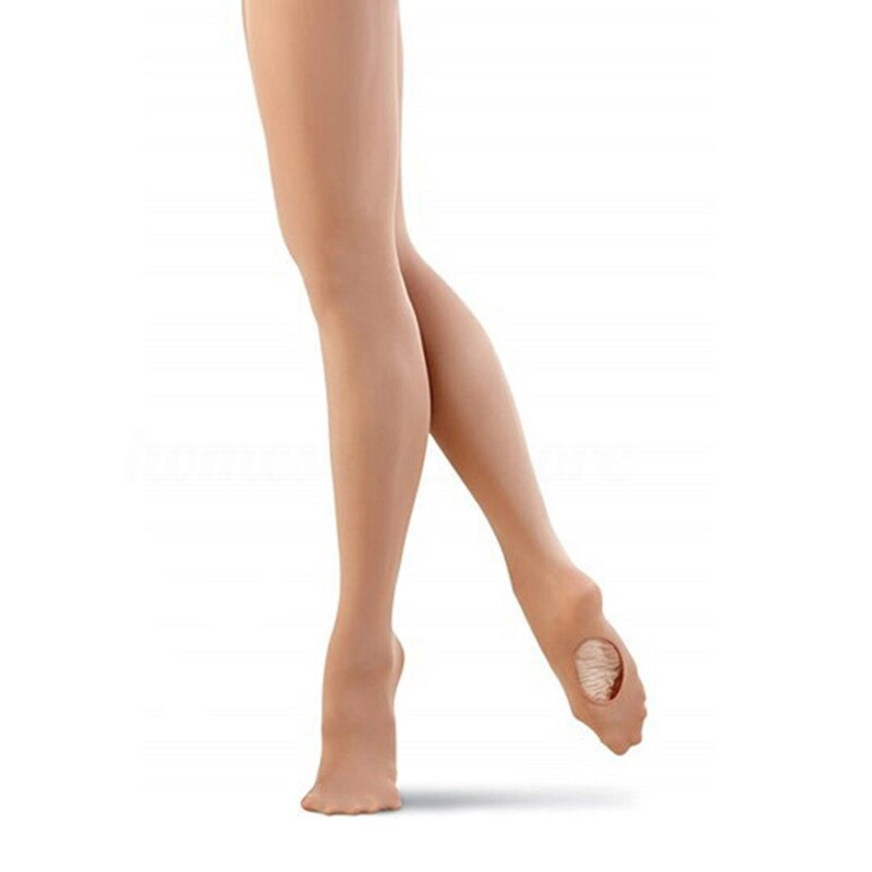 Brand Kids & Volwassenen Converteerbare Panty Dans Kous Ballet Panty Candy Kleur Solid Ballet Dans Panty: skin / L