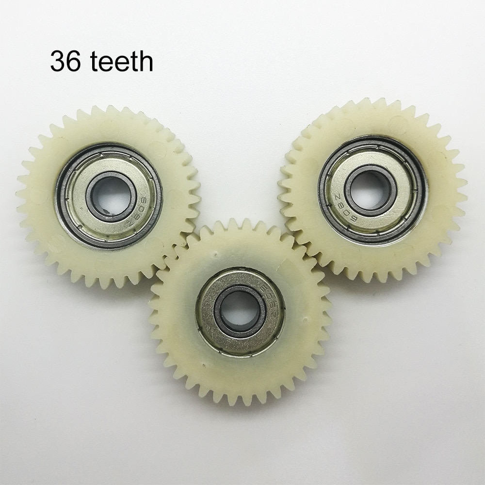 3 stücke 38mm 36 zähne nylon 8mm bohrung loch 608 z kugellager getriebe für elektrische fahrrad motor kupplung kunststoff planeten getriebe