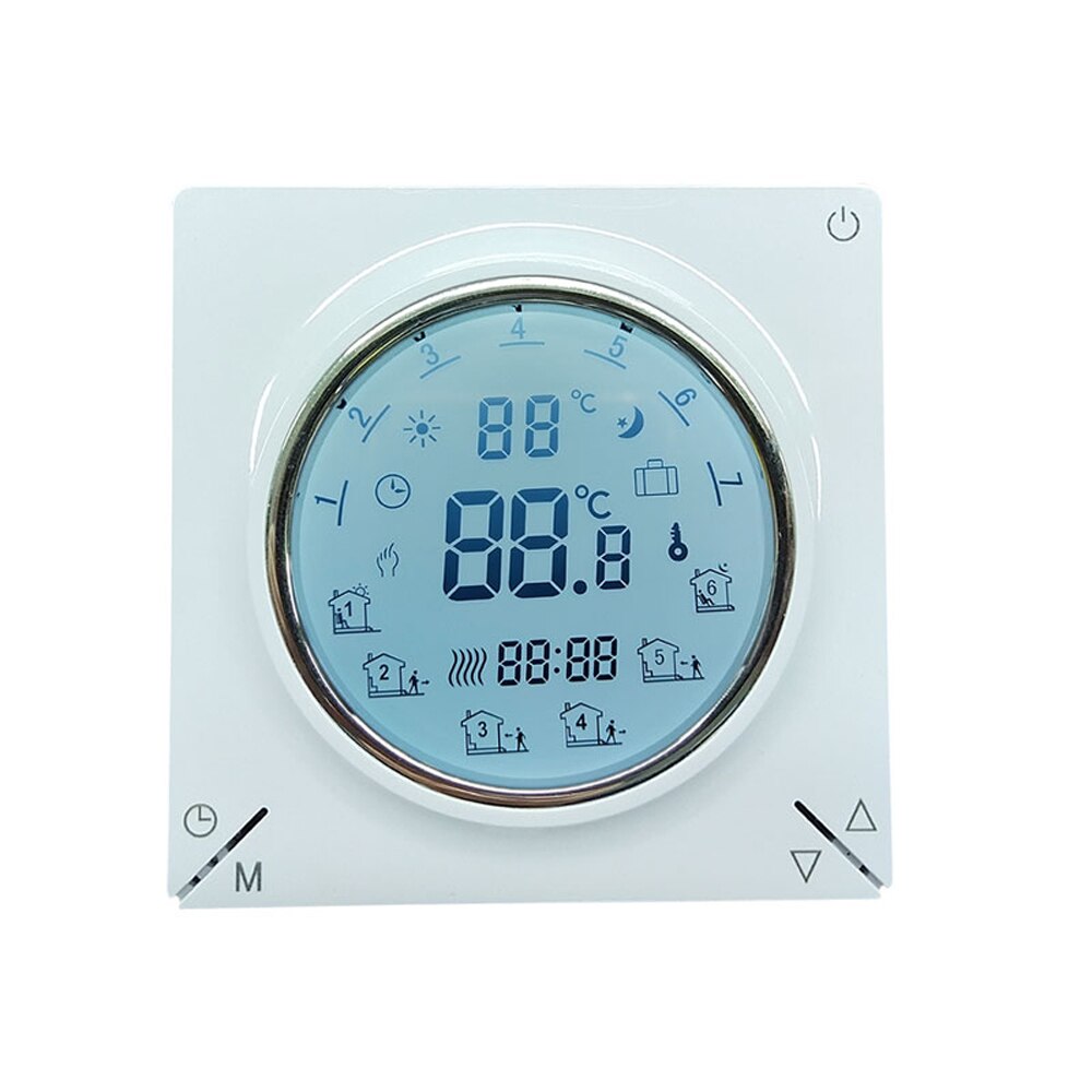 Water Heating Thermostat Temperature Controller for Electric Heating Thermostat Weekly Programmable