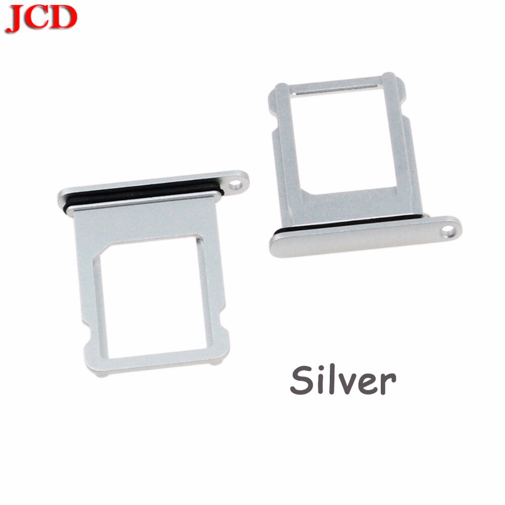 JCD Para iphone Nano SIM Card Tray Titular Slot para iphone 8 8 Plus Parte Substituição Do Cartão SIM Titular do Cartão Adaptador soquete para Apple