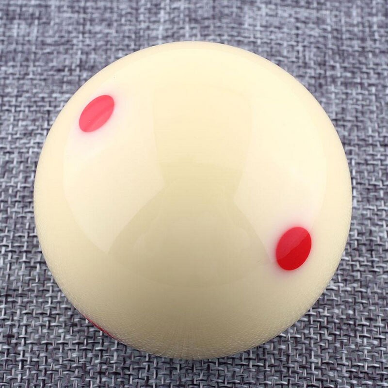 1PC Red Dots Pool Table Billiard Ball Standard 57.2MM Ball Ball Ball Billiard Entertainment Cue Cue Indoor Billiard White K6Z2