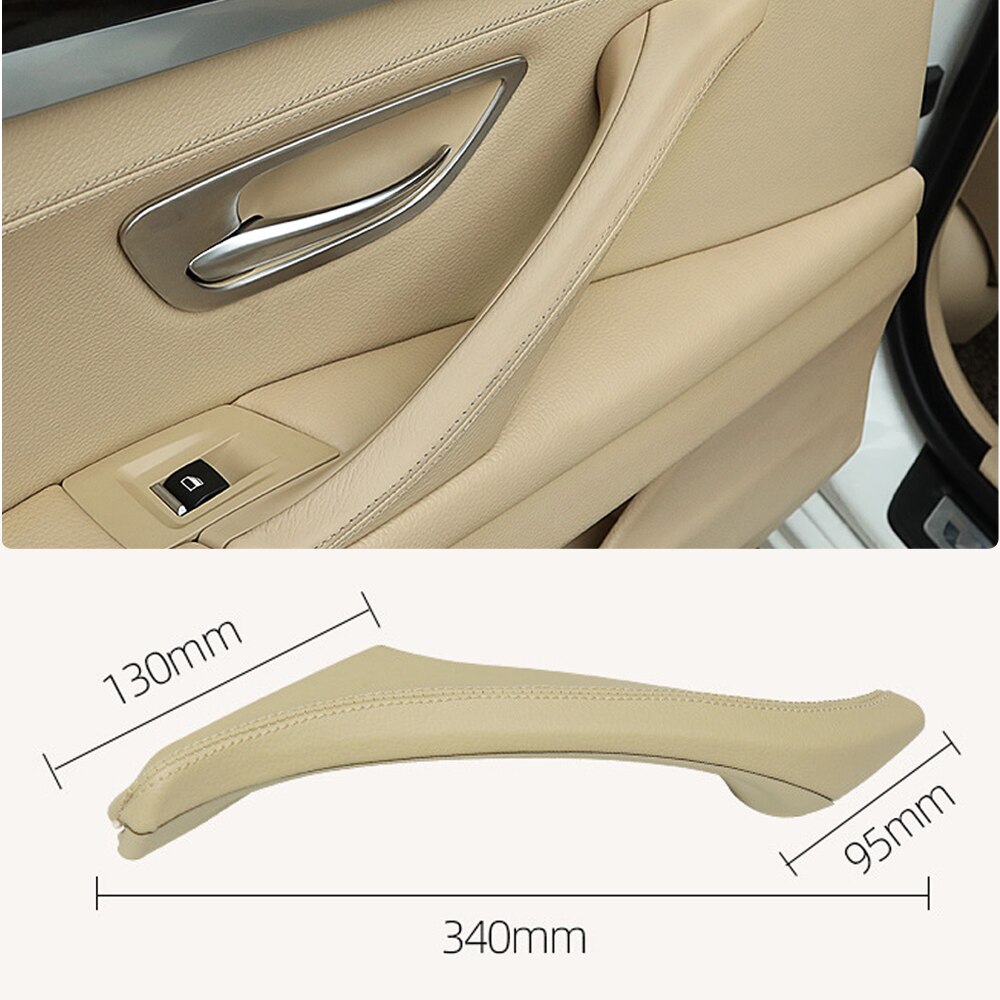 Wnętrze drzwi pasażera skóra uchwyt robić holowania montażbyć winnym dla BMW serii 5 F10 F11 F18 520i 523i 525i 528i 535i