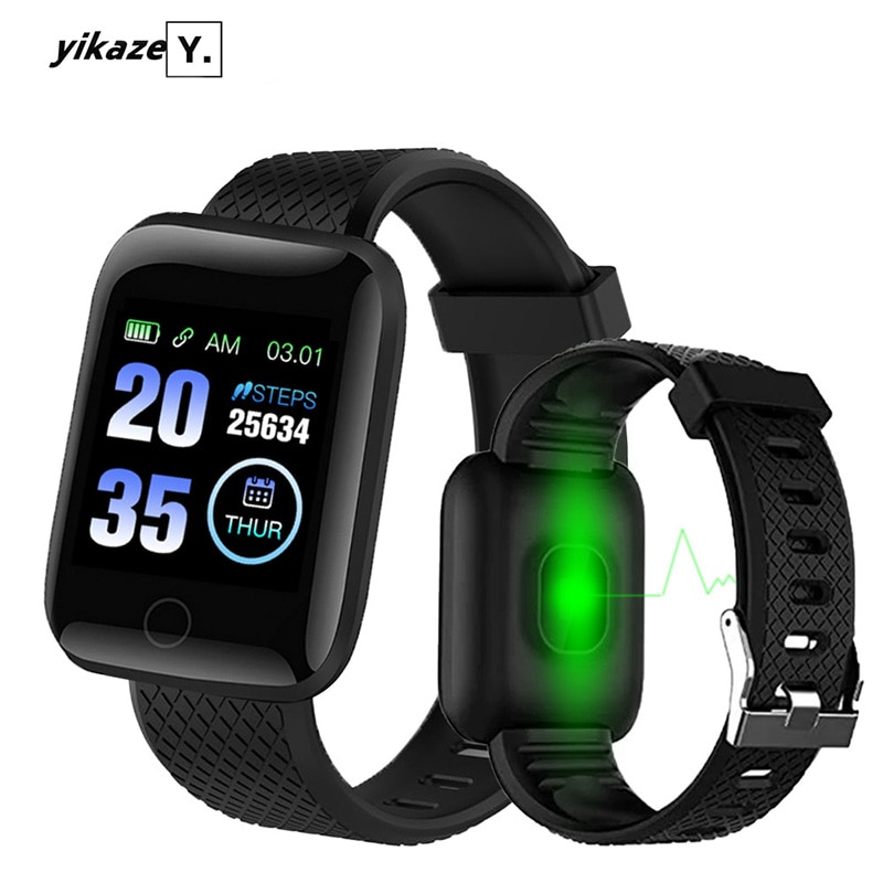 116 Smart Horloge Mannen Vrouwen Fitness Tracker Bloeddruk Polsband Hartslag Stappenteller Waterdichte Sport Slimme Band Voor Xiaomi