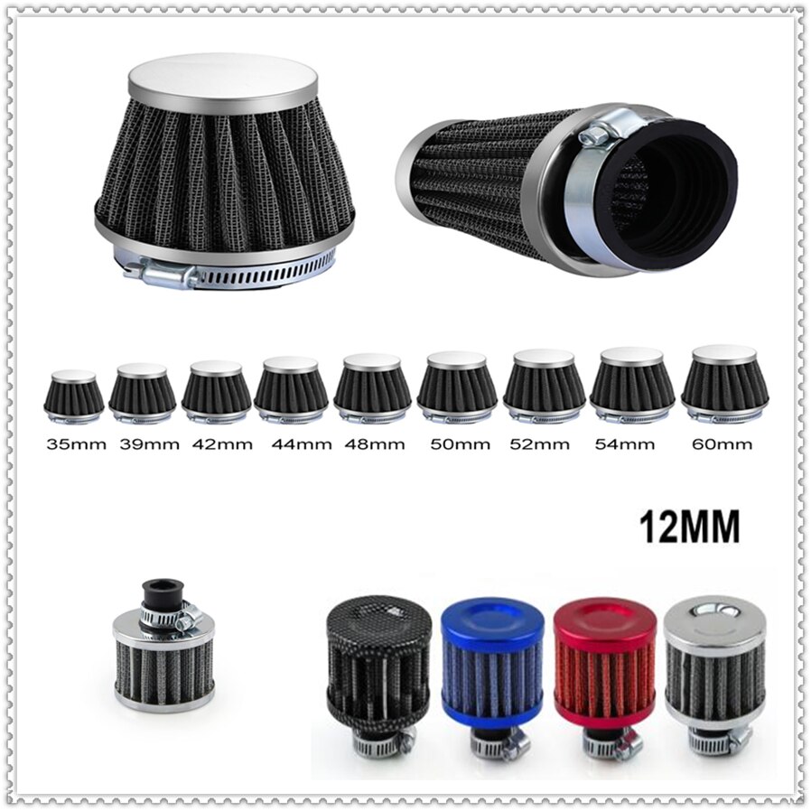 38 MM-52mm 12mm Motorcycle Air Head Cleaner Paddestoel Filter voor Ducati ST4 S ABS 748 750SS 900SS 1000SS 996 998 B S R