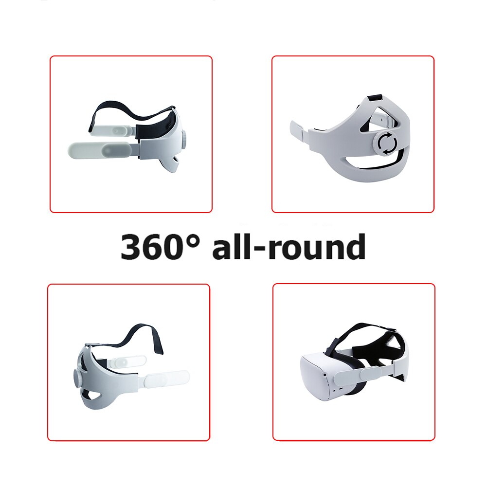Correa de cabeza ajustable para Oculus Quest 2 Elite, aumento de soporte, mejora la comodidad Virtual, accesorios para Oculus Quest 2 VR