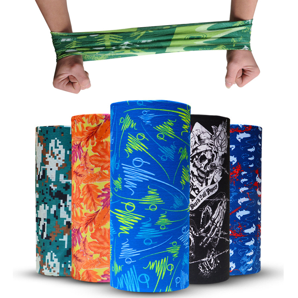 Unisex Tulband Magische Sjaal Outdoor Sport Fiets Riding Hoofdband Hoofddeksels Bike Cycling Bivakmuts Hals Cover Bandana Gezichtsmasker