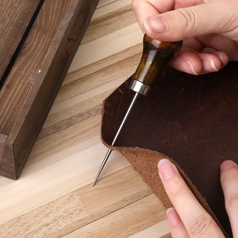 Leathercraft Tool Sets With Hand Sewing Stitching Punch Carving Tools And Other Leather Working Accessories For Belt